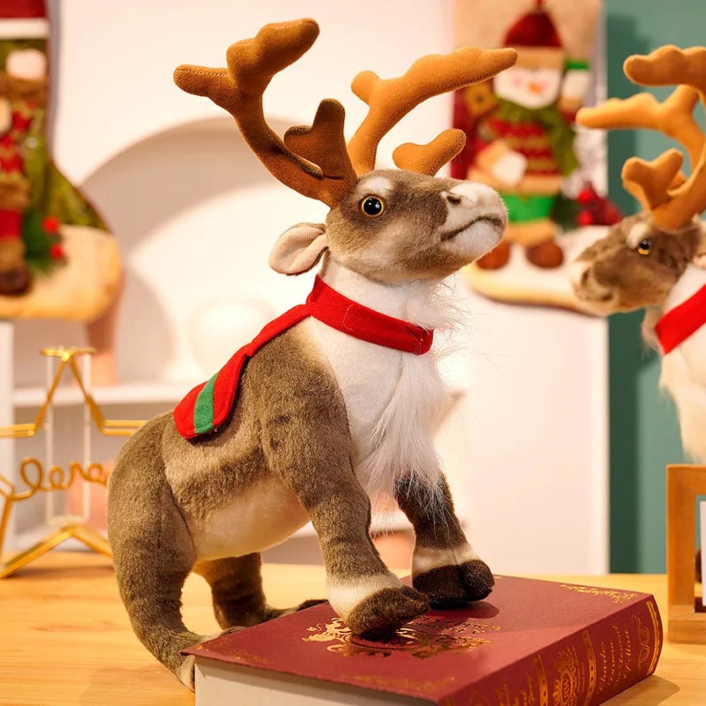 Peluche renne de noël