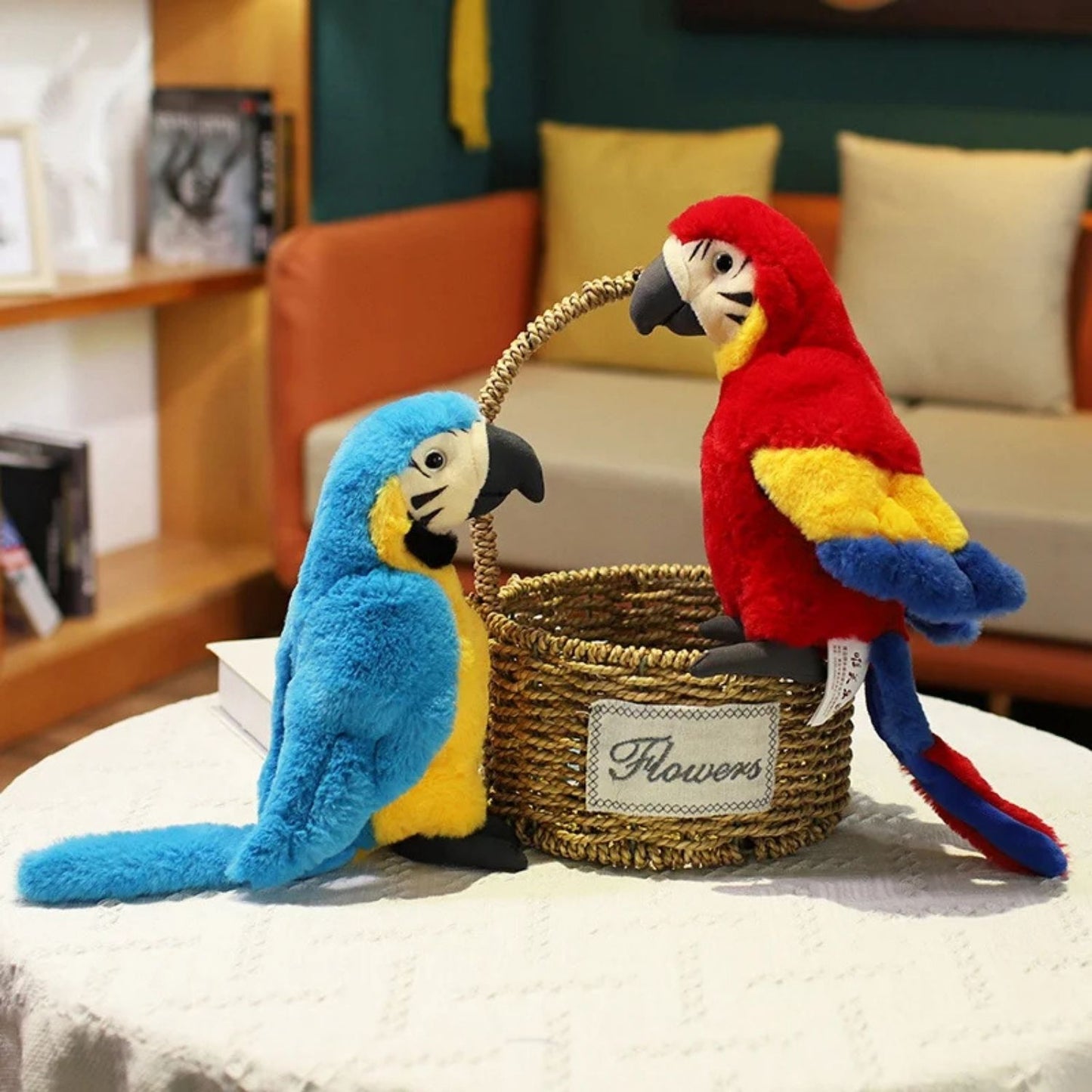 Peluche perroquet