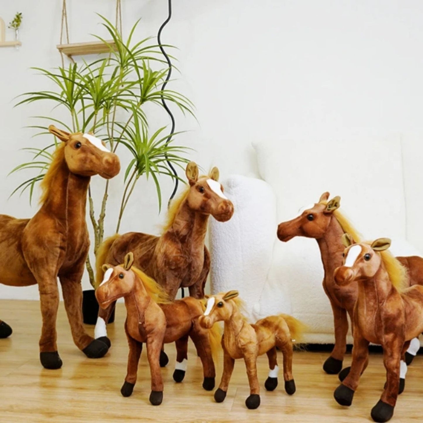 Peluche cheval géant