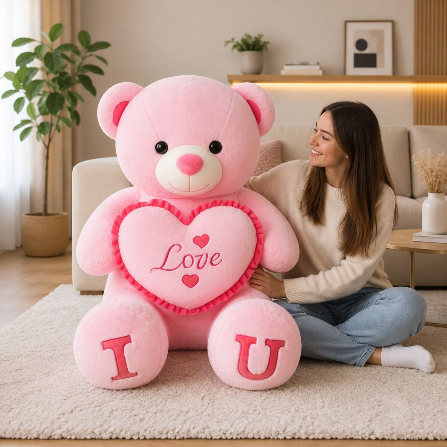 Gros ours en peluche