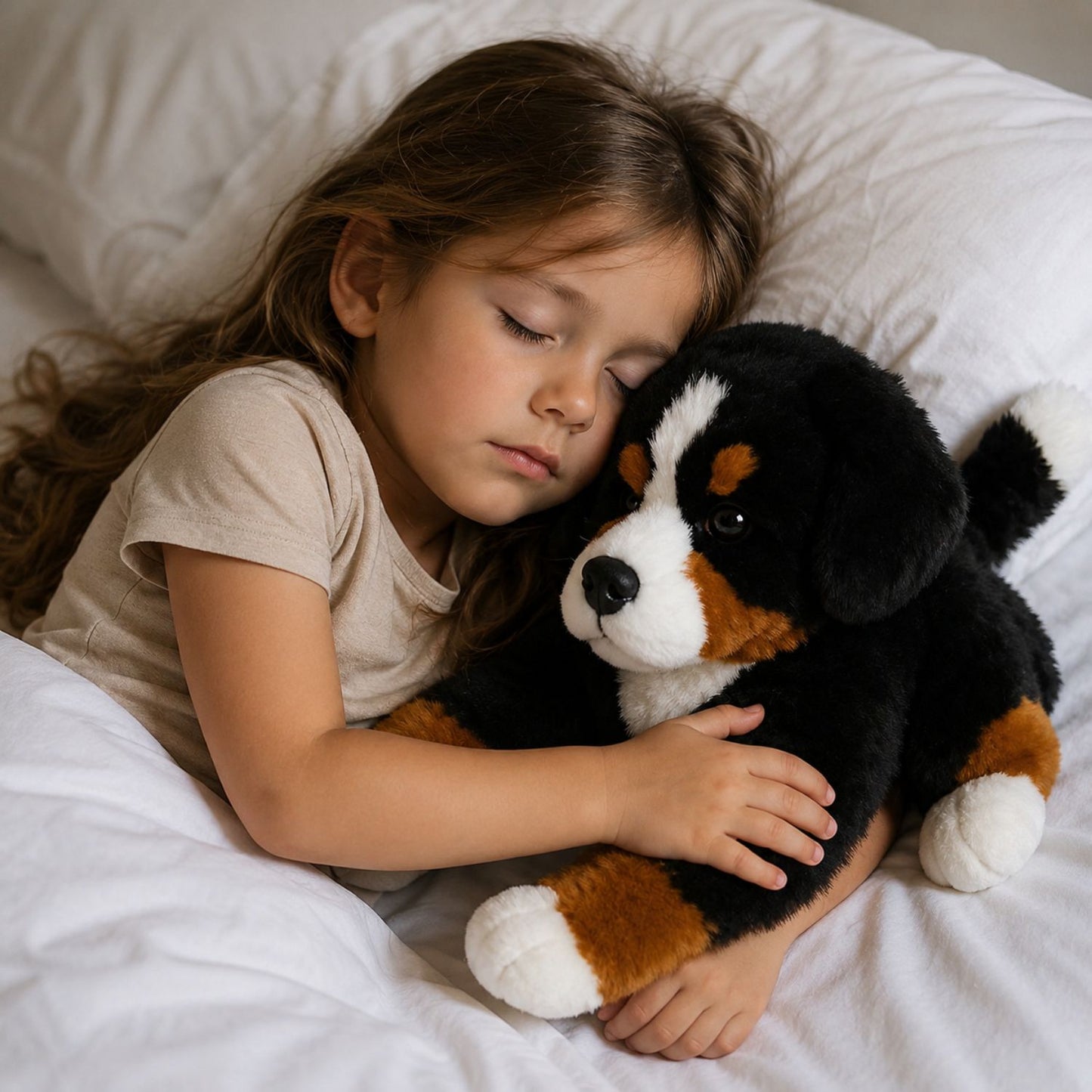Peluche bouvier bernois