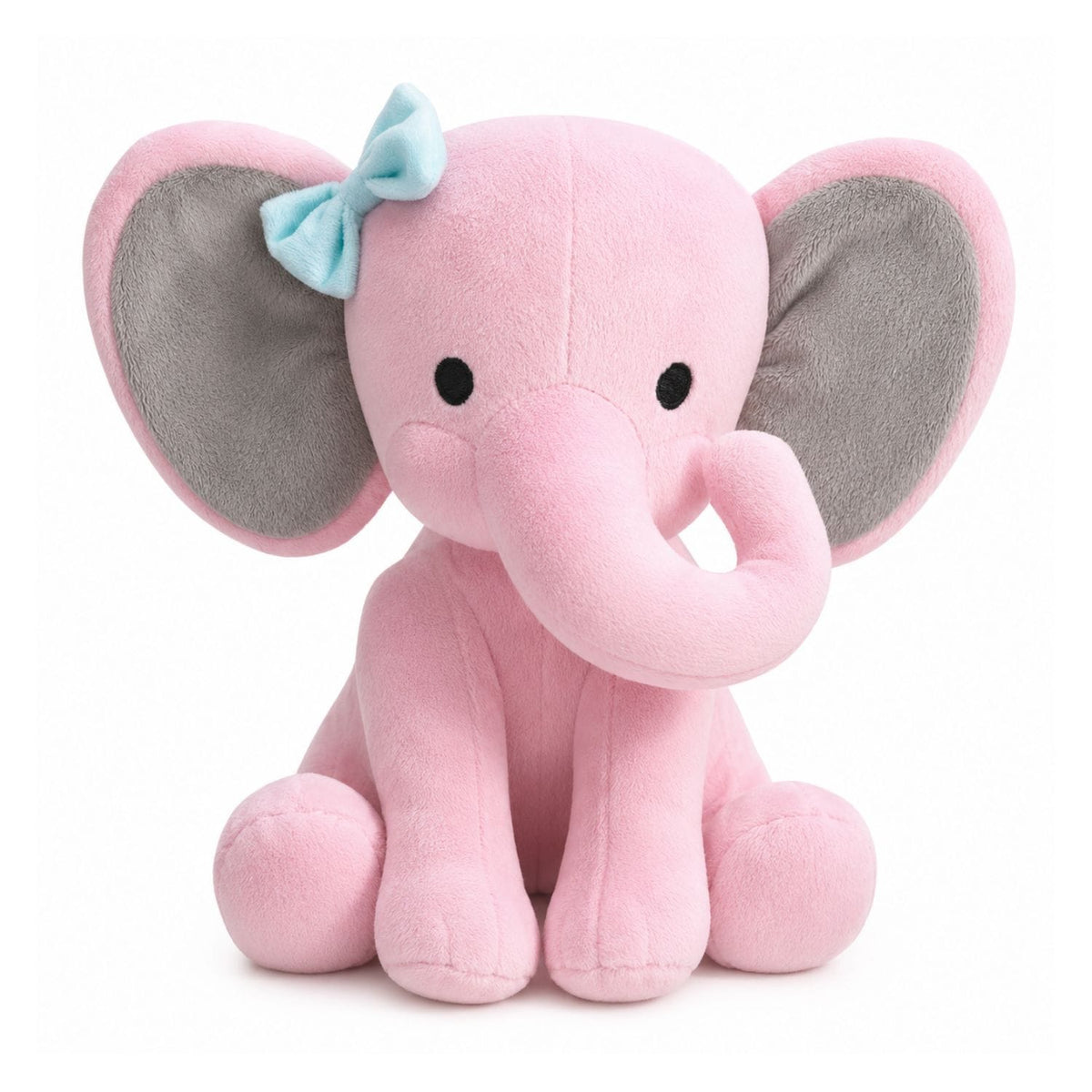 Peluche éléphant rose