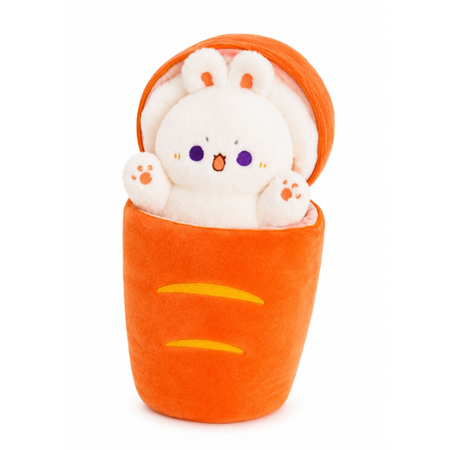 Peluche lapin carotte
