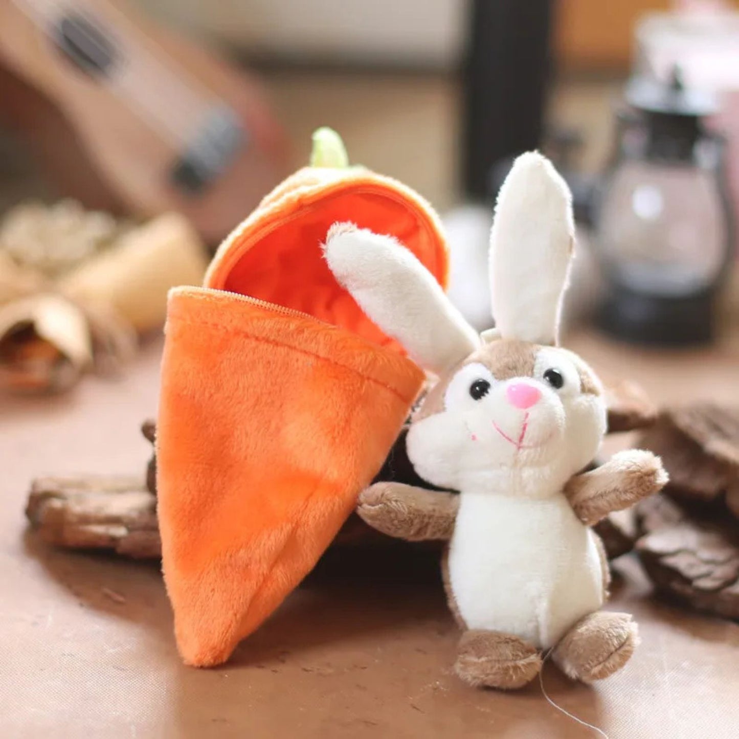 Doudou lapin carotte