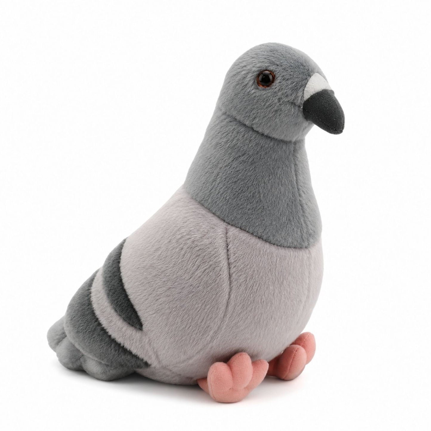 Peluche pigeon gris