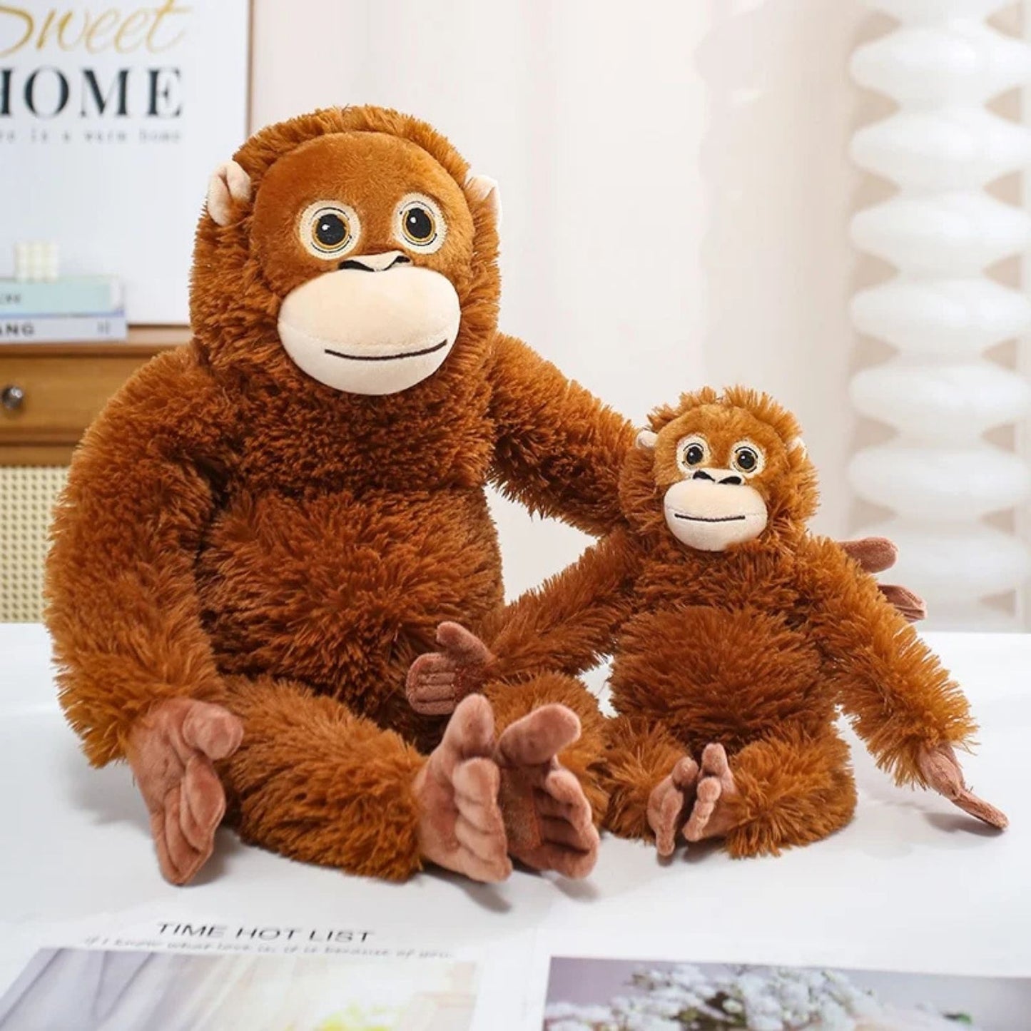 Peluche géante singe