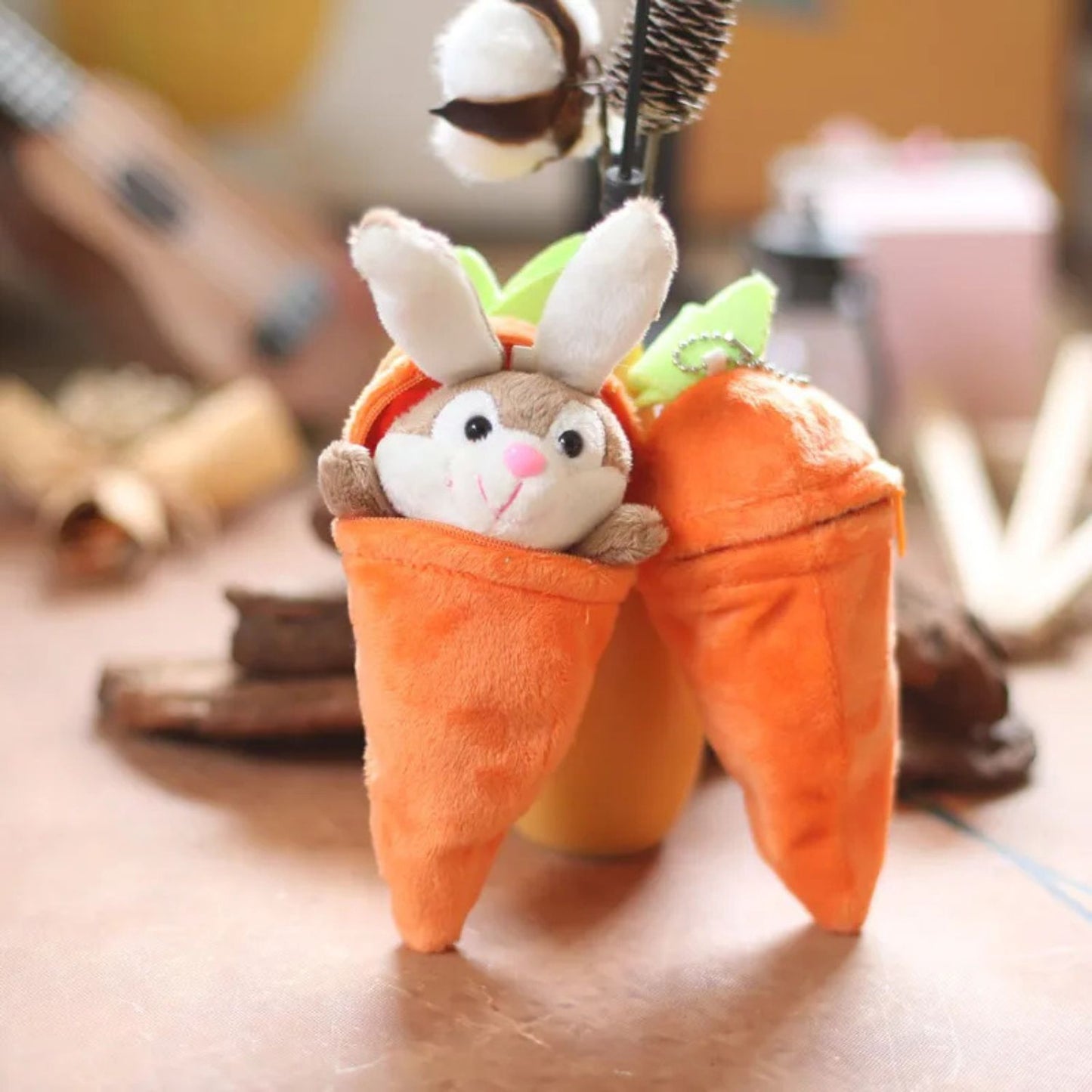 Doudou lapin carotte