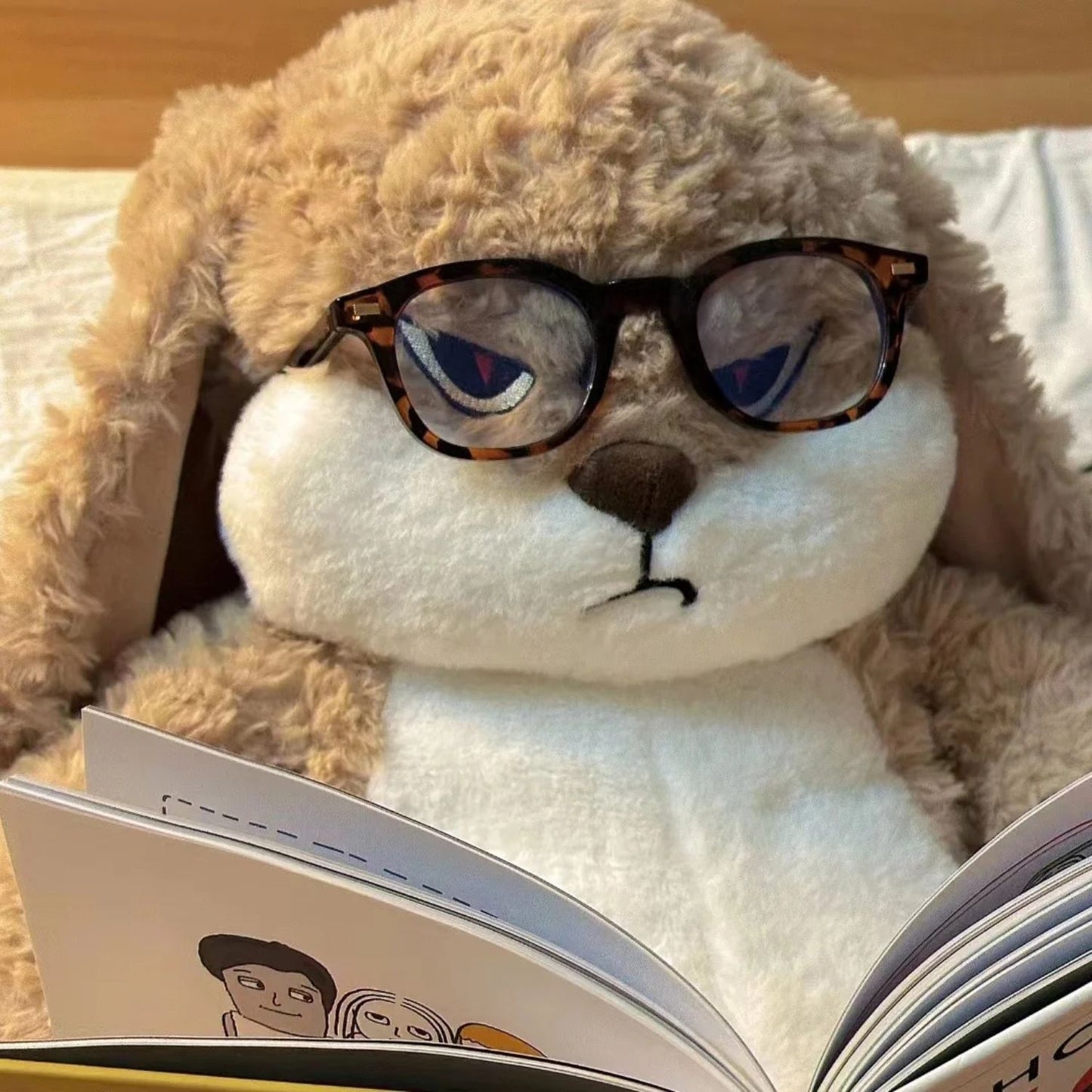 Peluche lapin géant