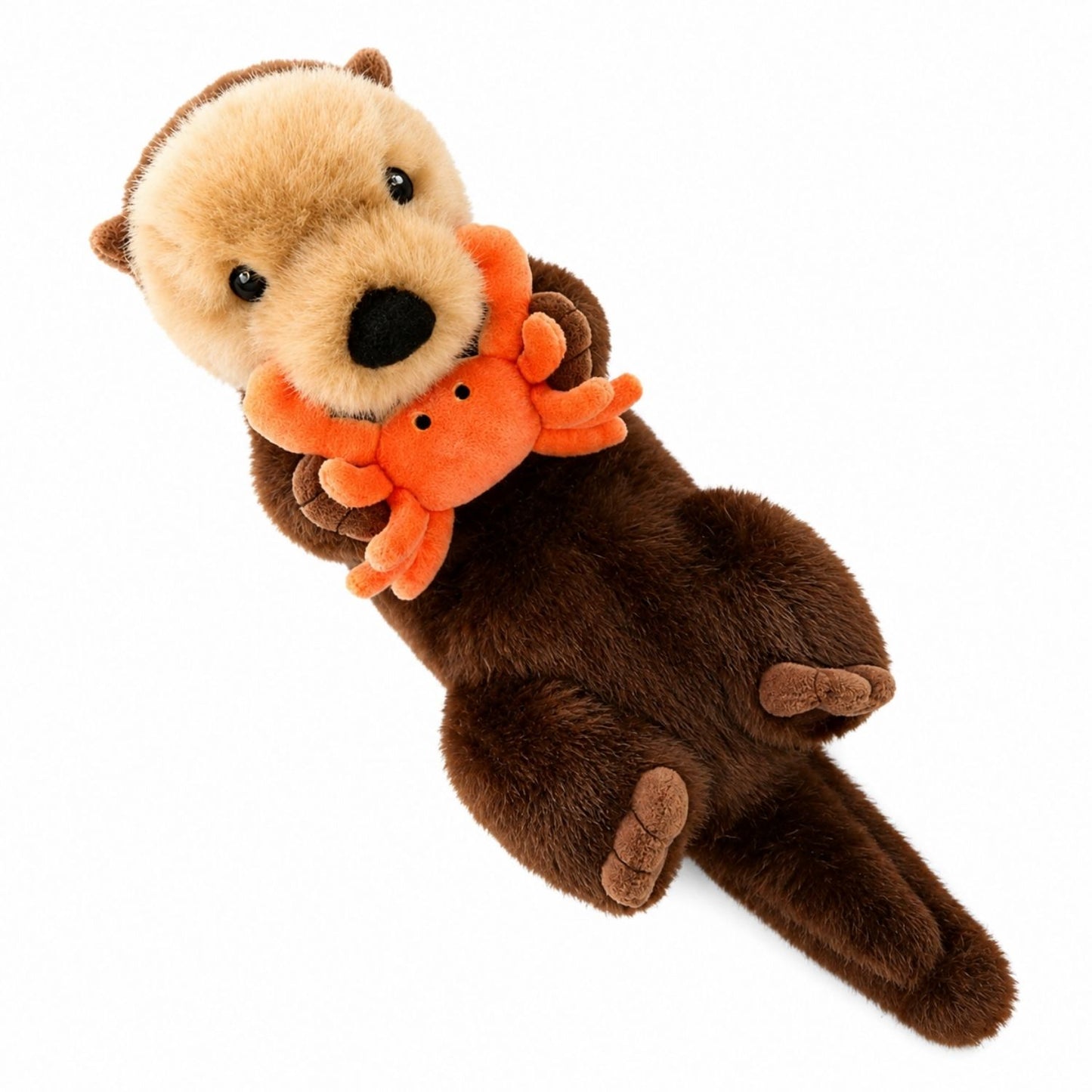 Loutre peluche apaisante