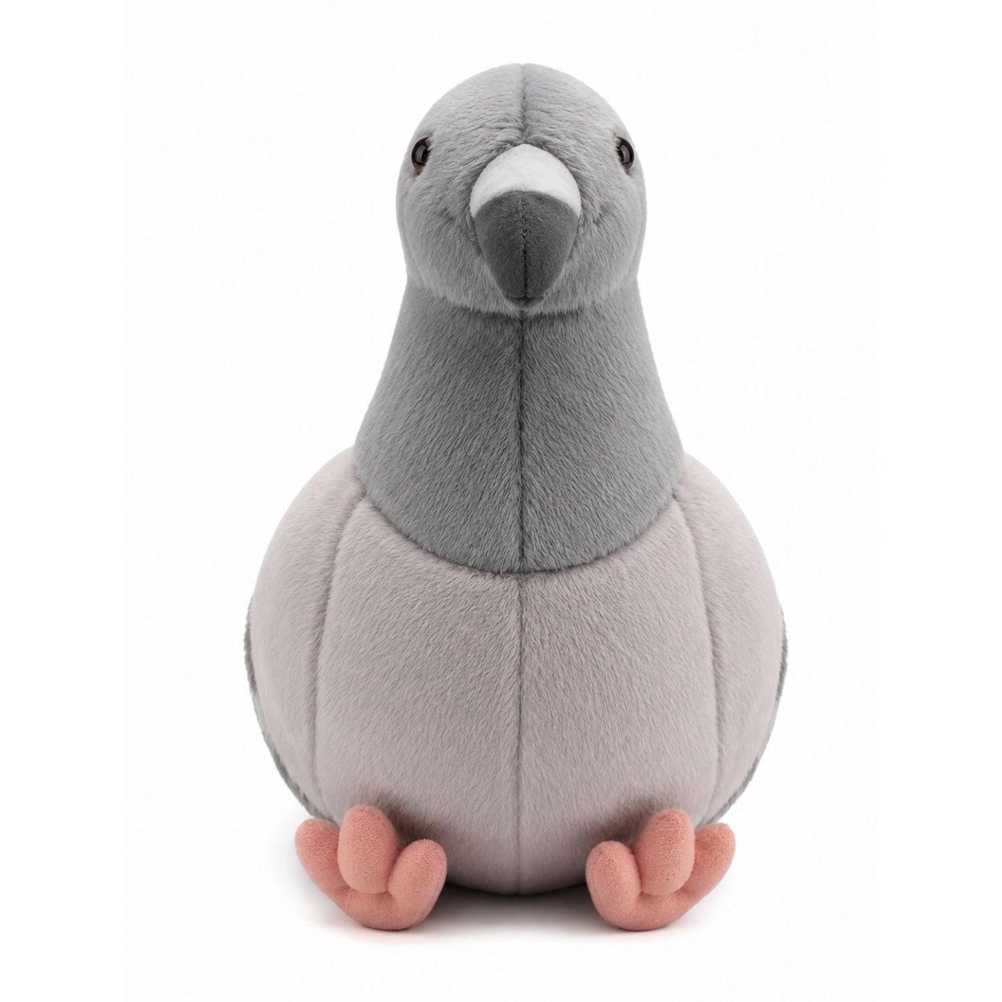 Peluche pigeon gris