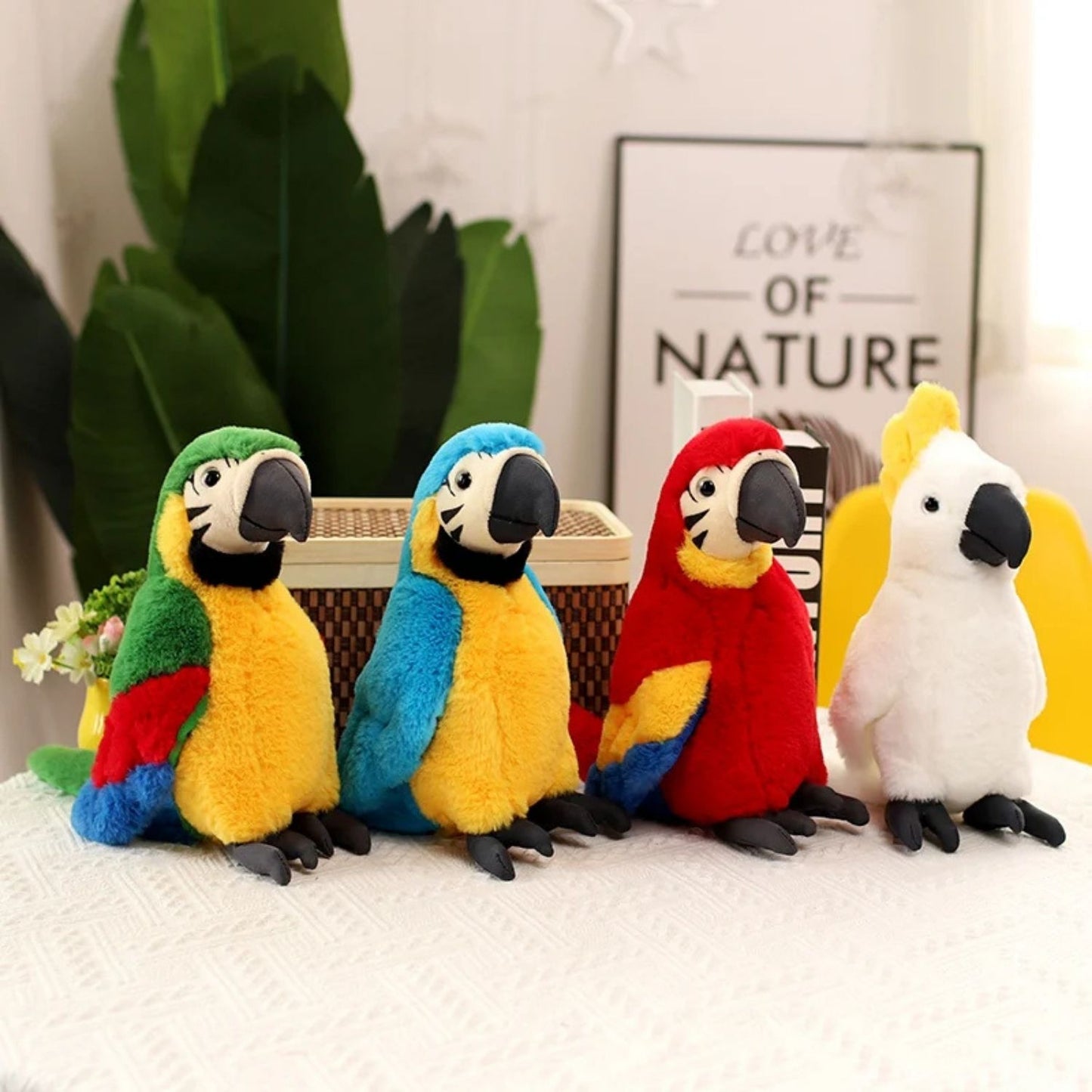 Peluche perroquet