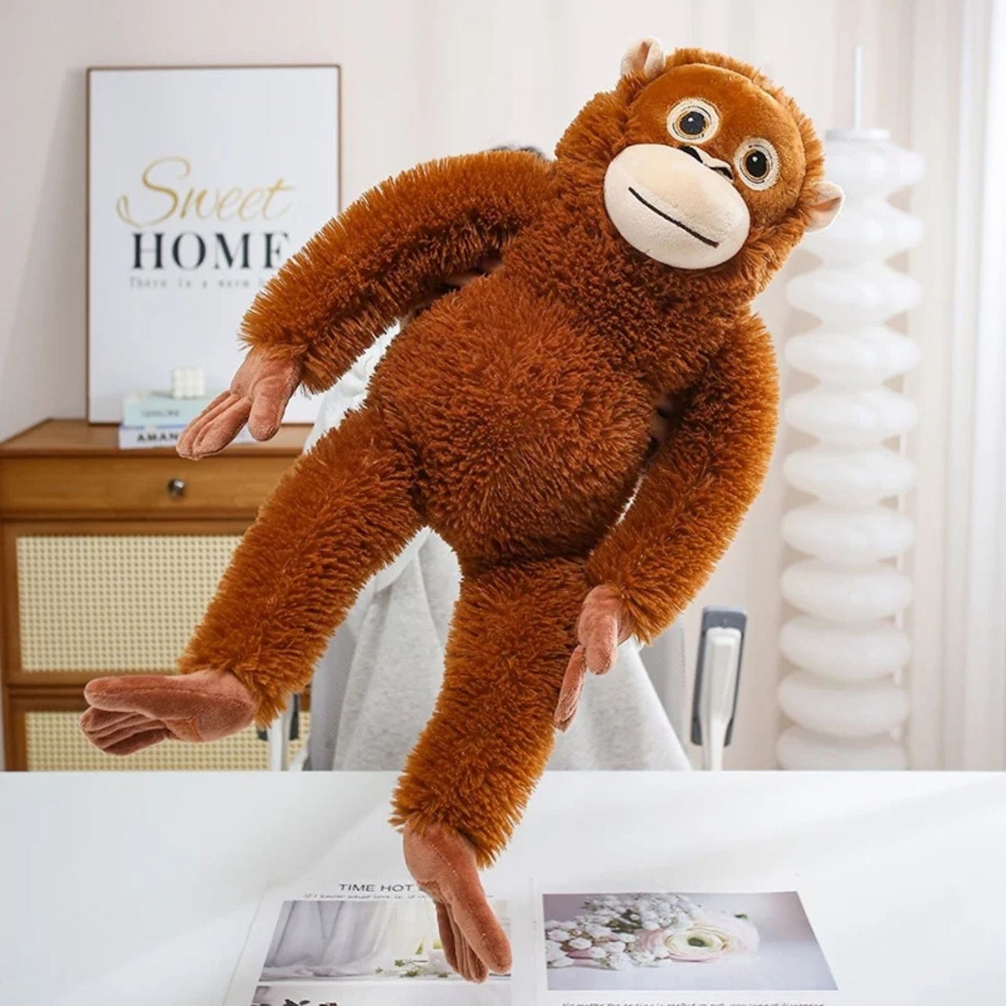 Peluche géante singe