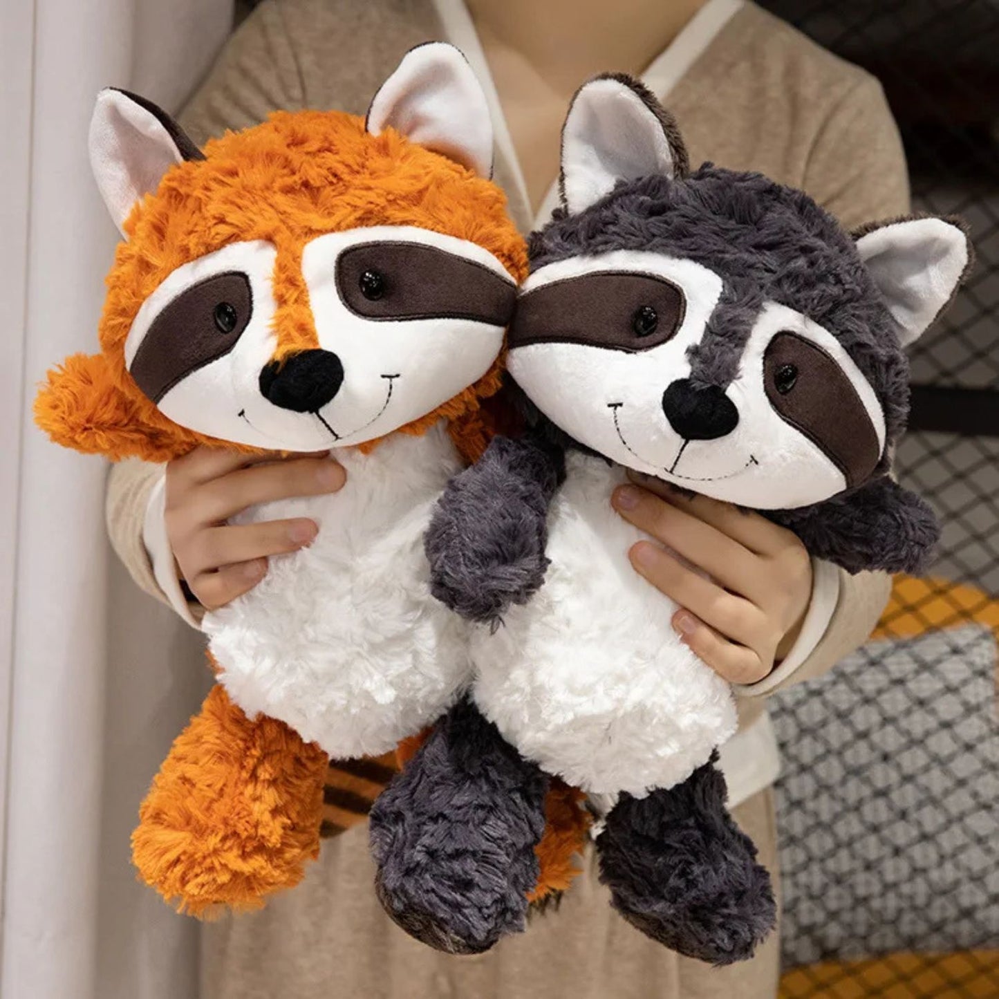 Peluche raton laveur
