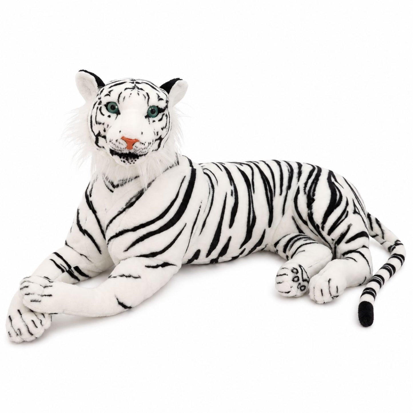 Peluche tigre blanc