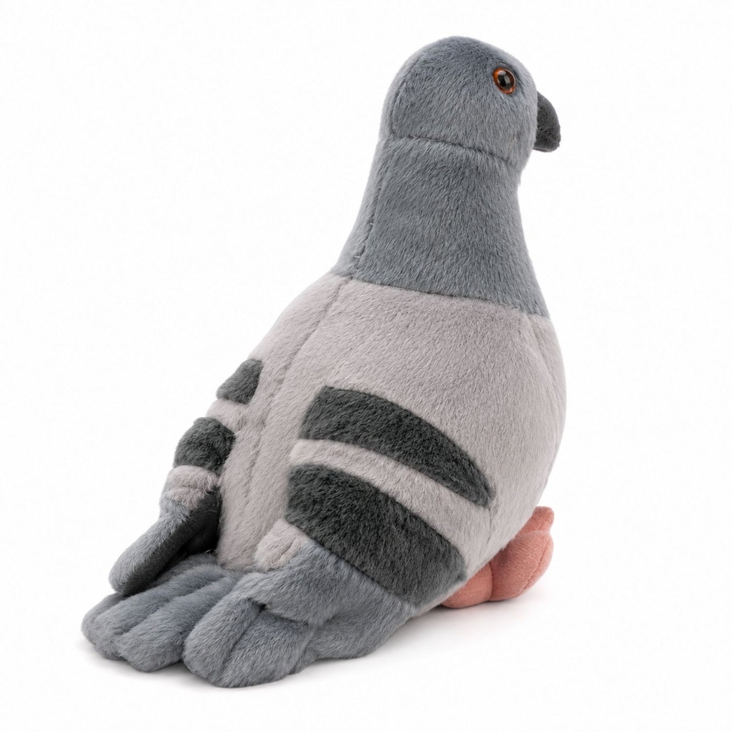 Peluche pigeon gris