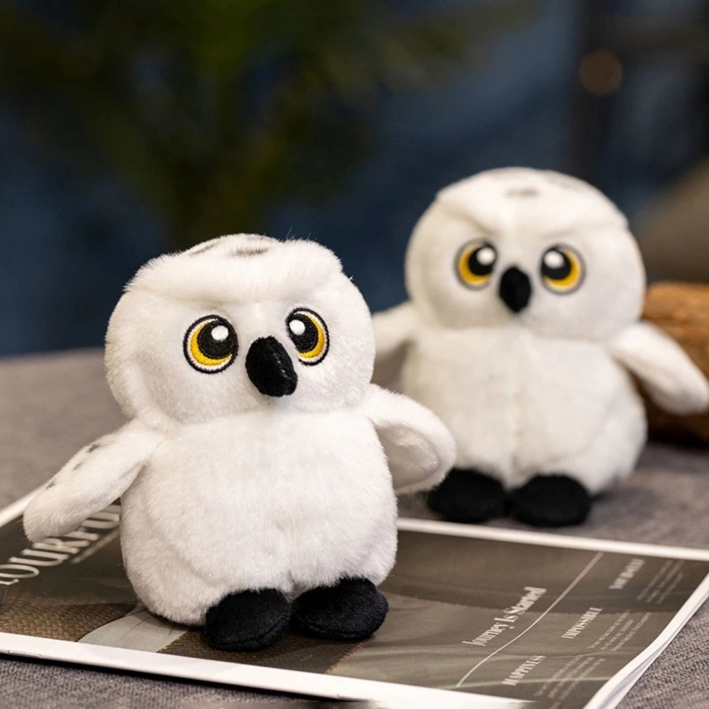 Peluche chouette effraie