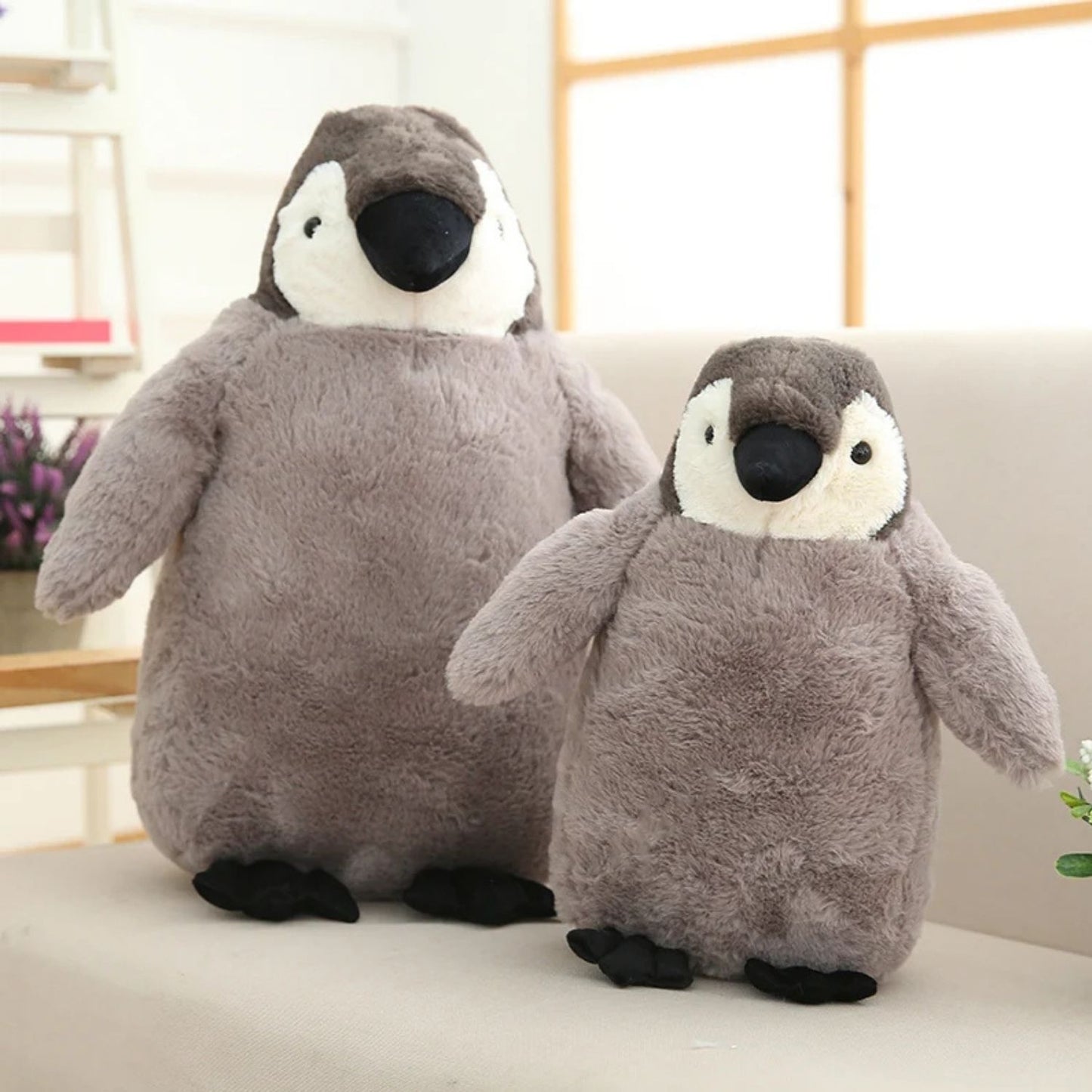 Peluche géante pingouin