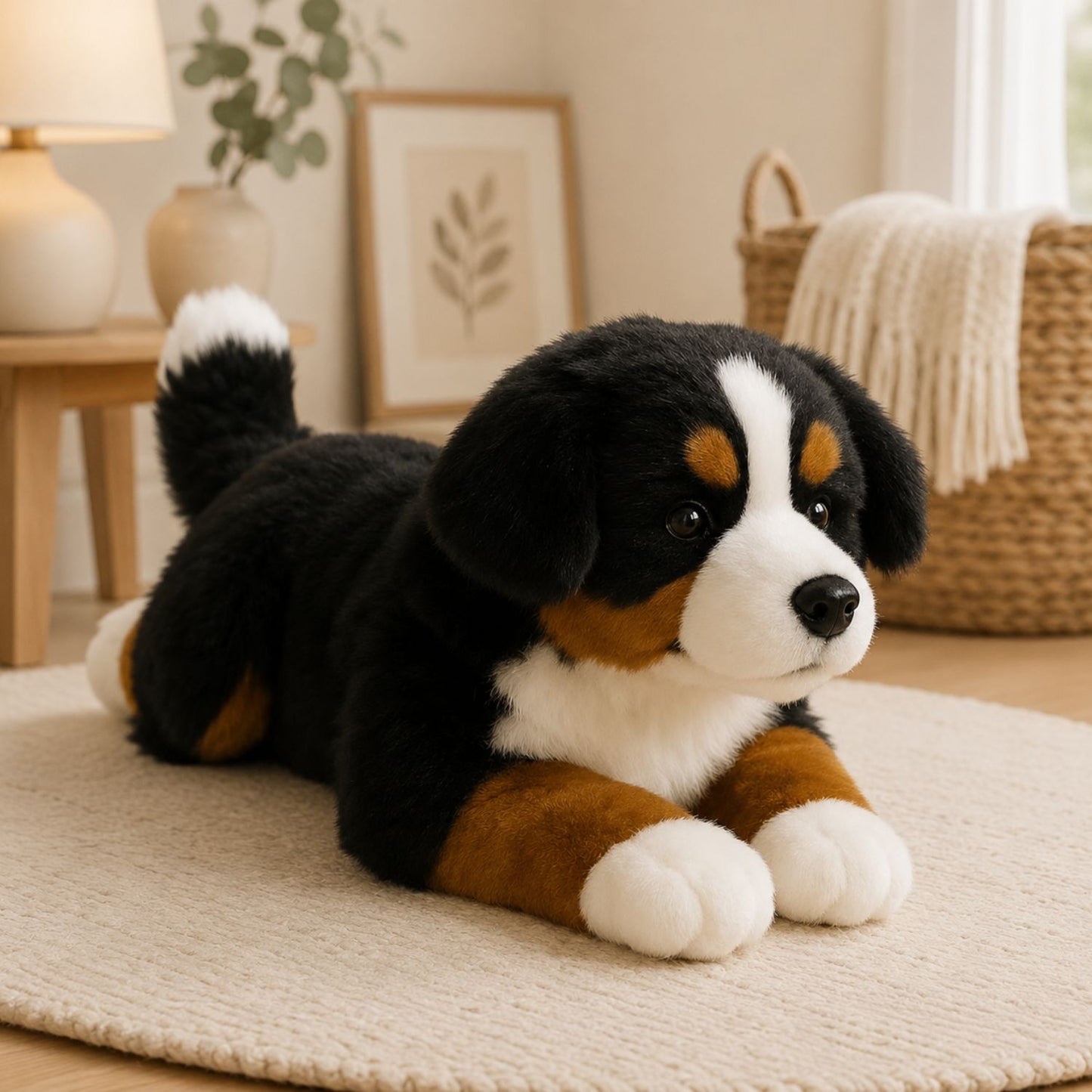 Peluche bouvier bernois