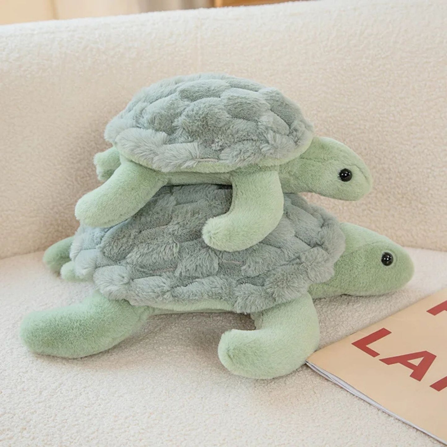 Tina la Tortue<br>Doudou tortue plat