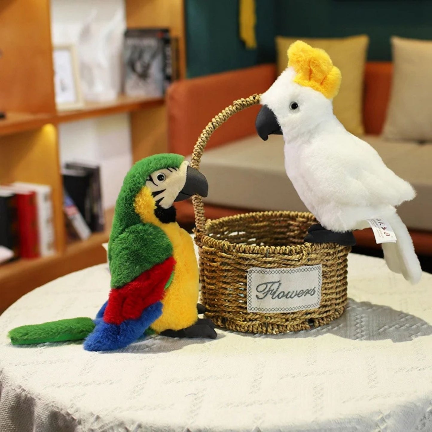 Peluche perroquet