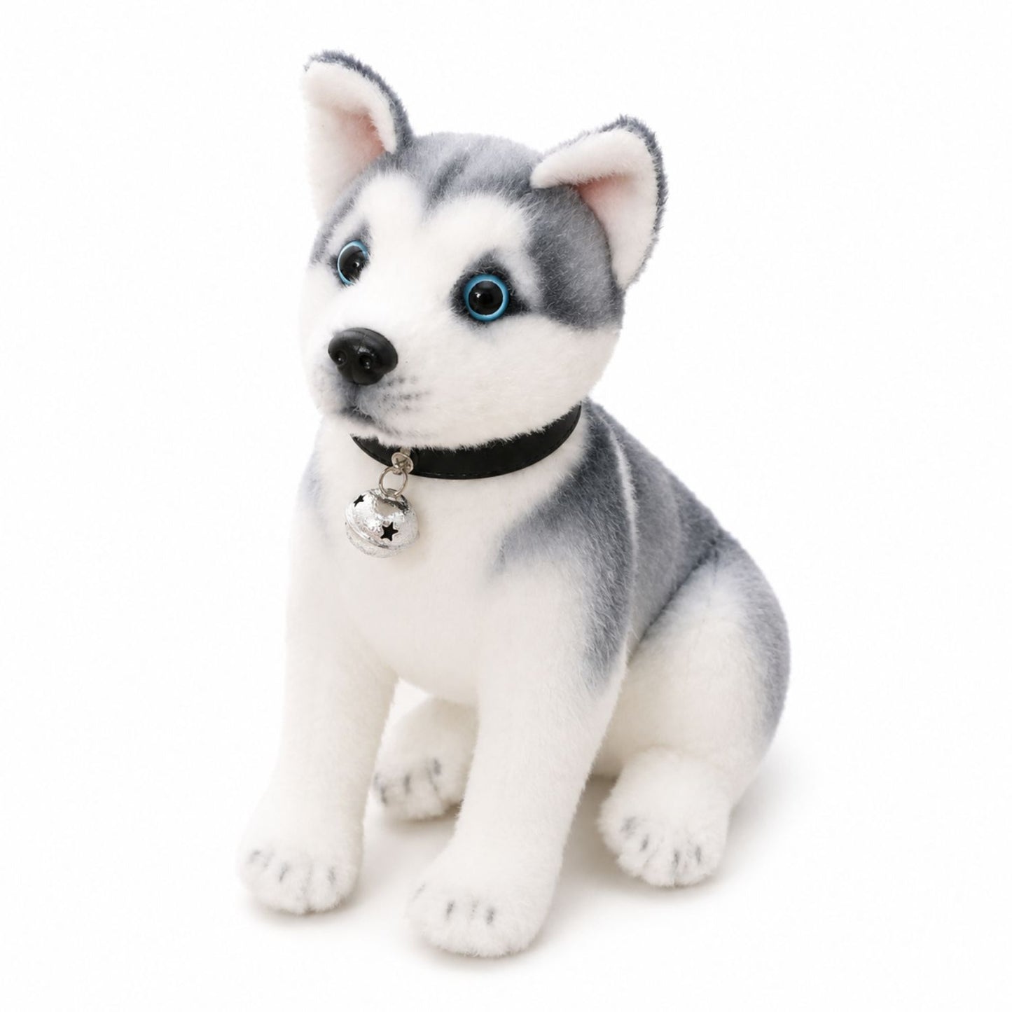 Chien husky en peluche