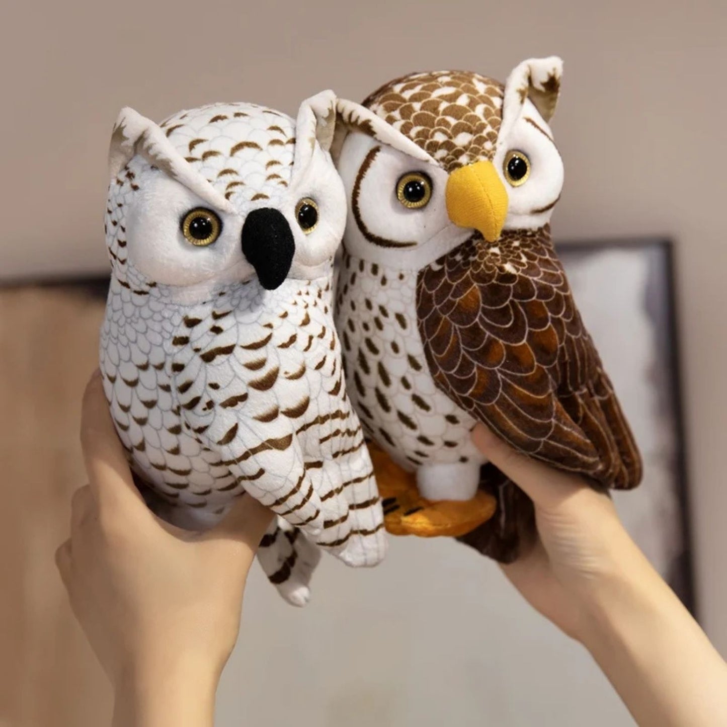 Peluche hiboux