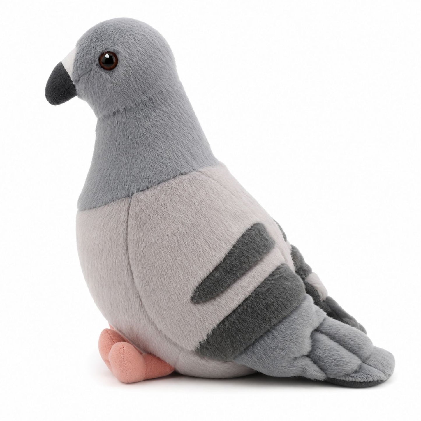 Peluche pigeon gris