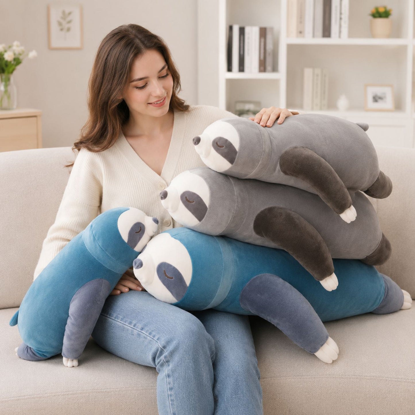 Peluche paresseux géant