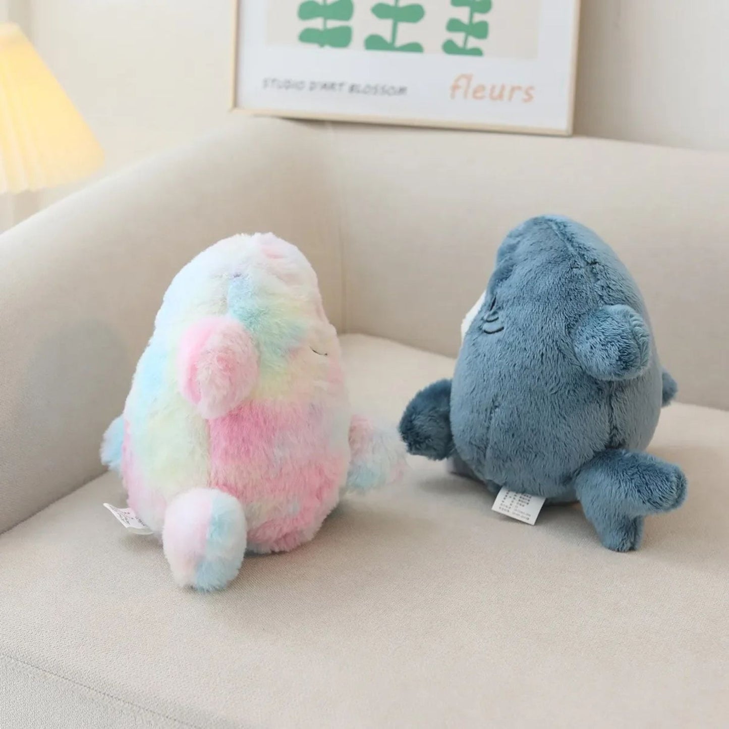 Peluche chat requin