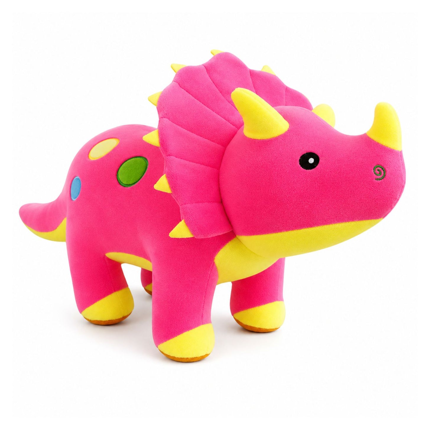 Peluche dinosaure rose