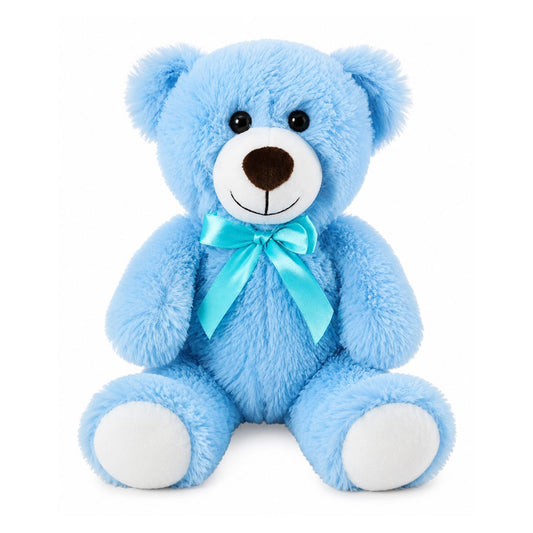 Ours en peluche bleu