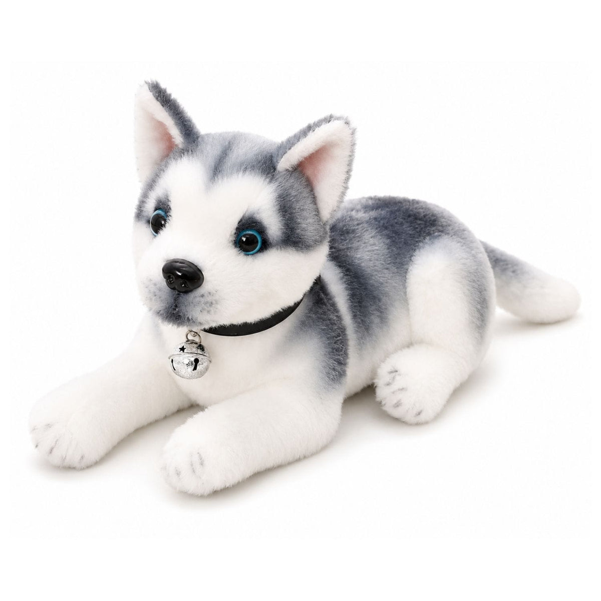 Chien husky en peluche