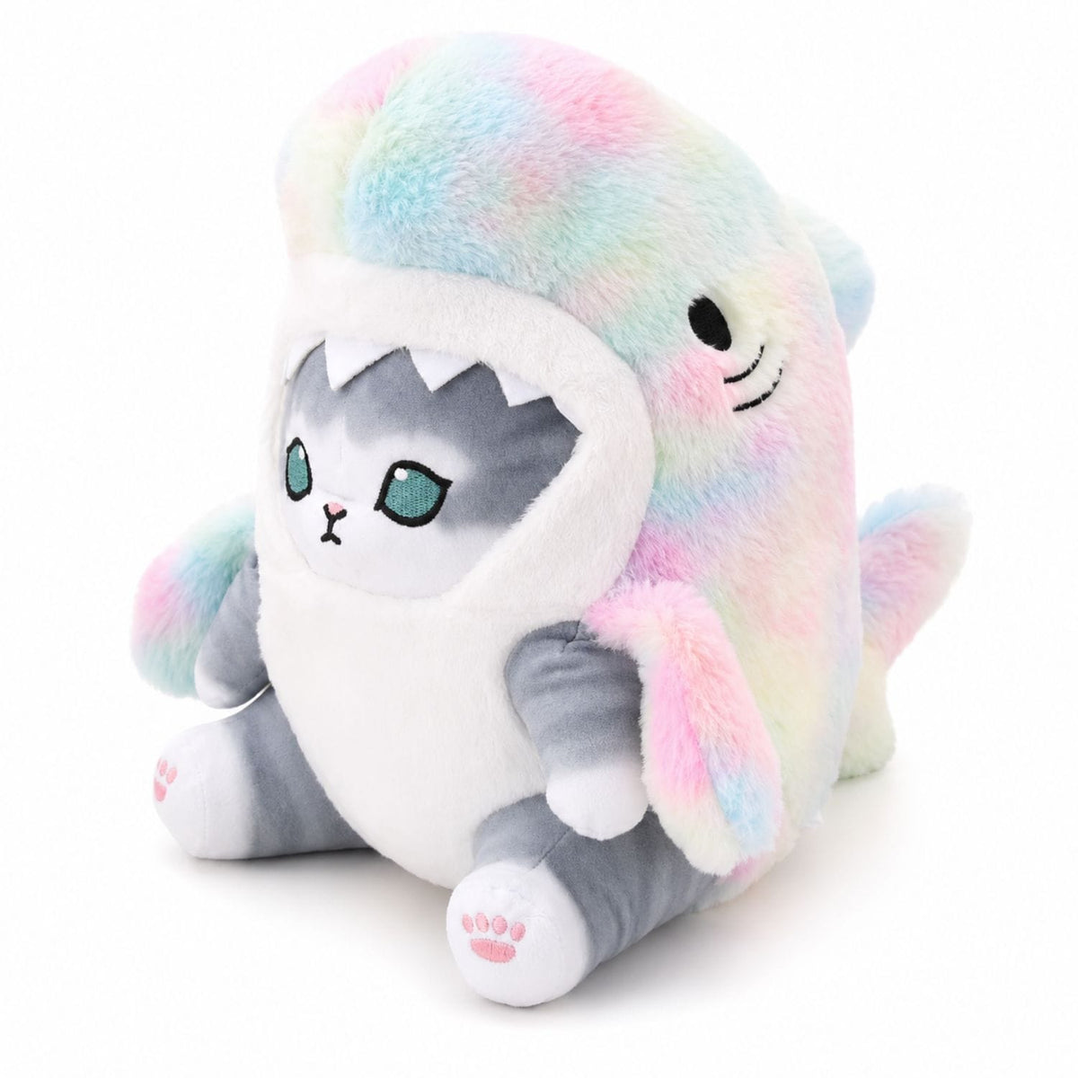 Peluche chat requin