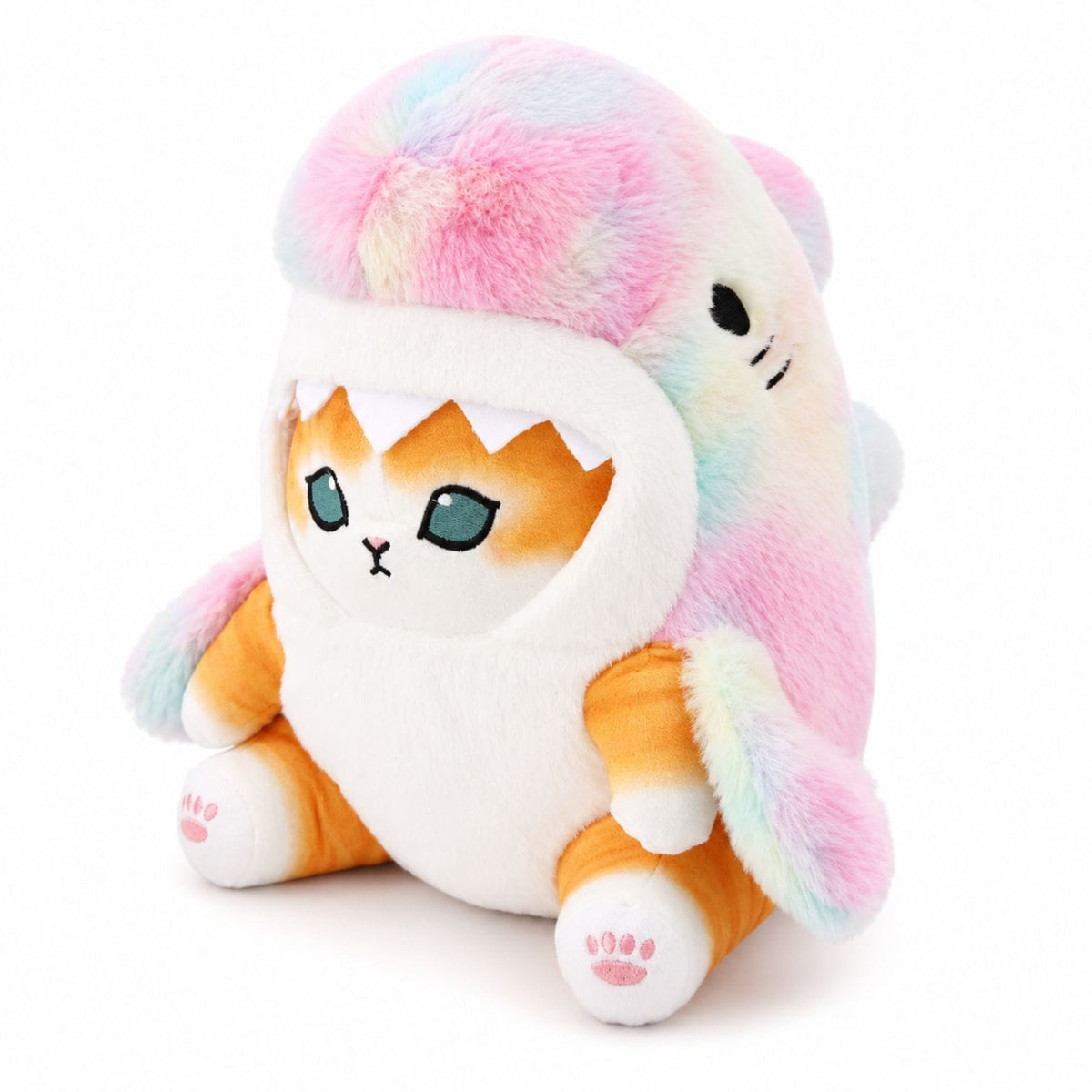 Peluche chat requin