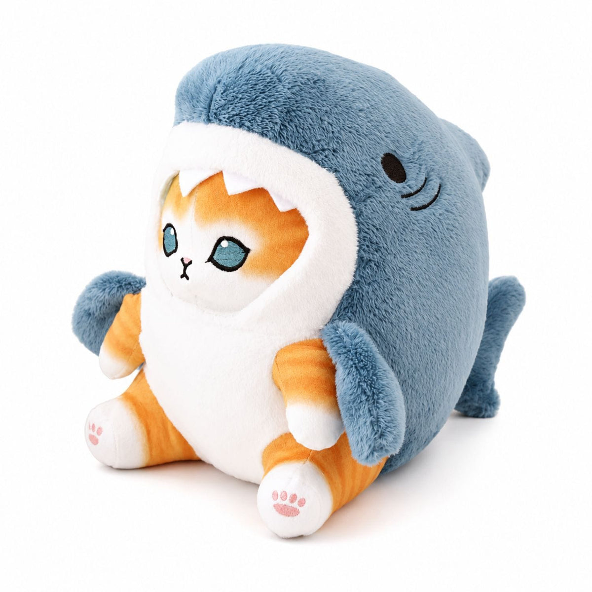 Peluche chat requin