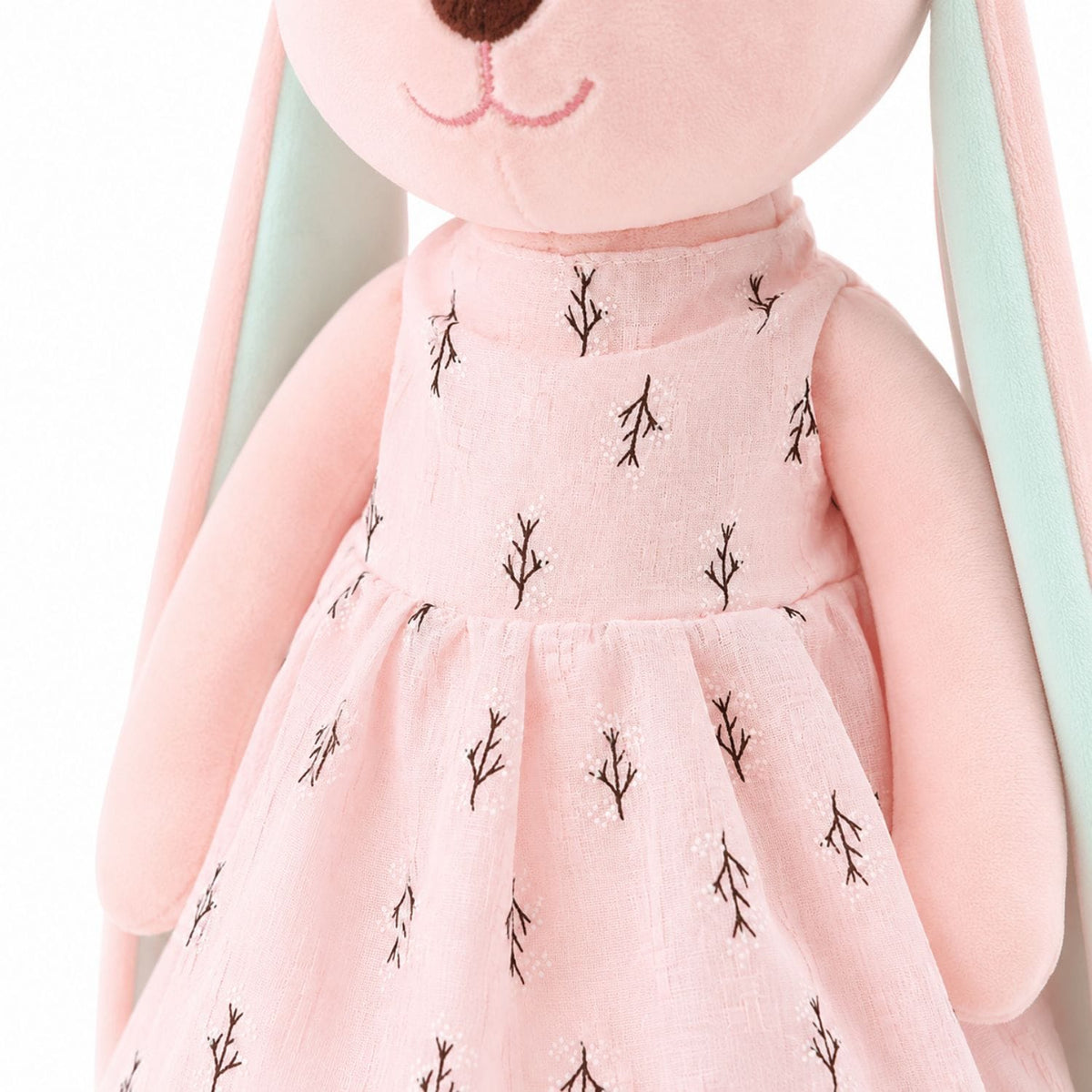 Peluche lapin rose