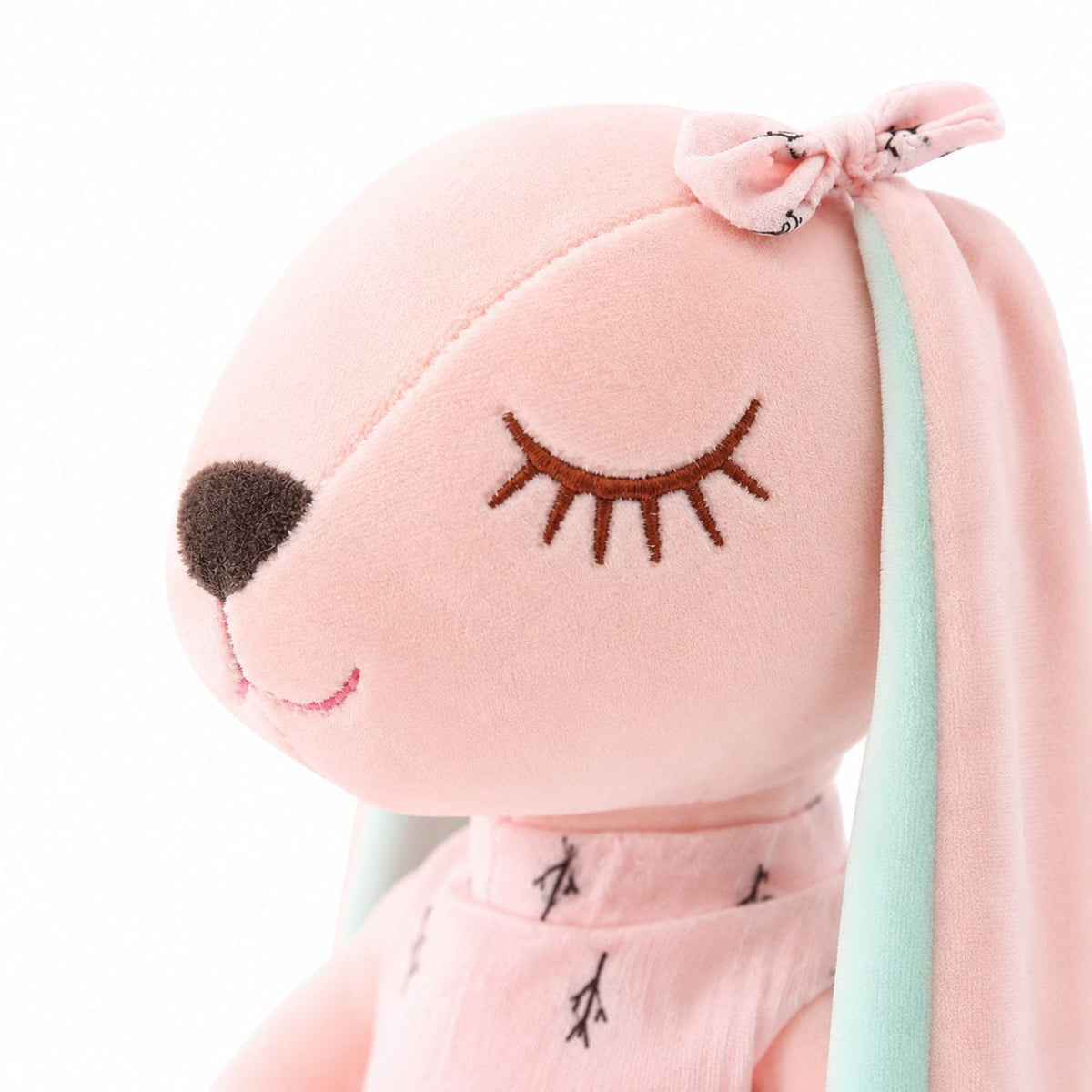 Peluche lapin rose