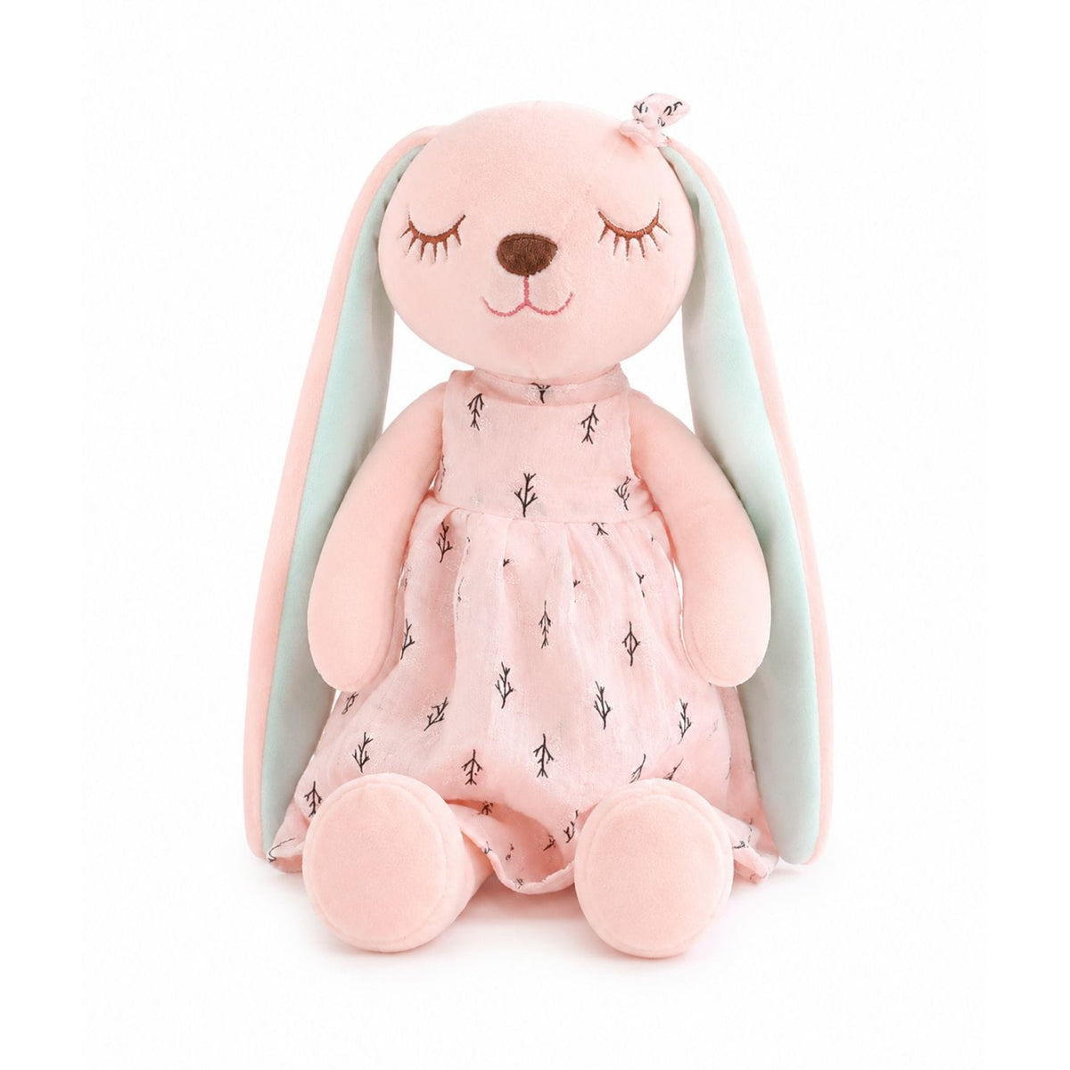 Peluche lapin rose