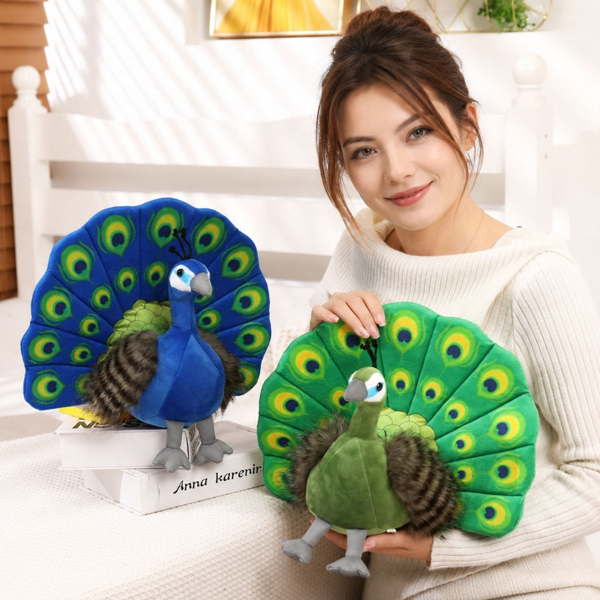 Peluche paon